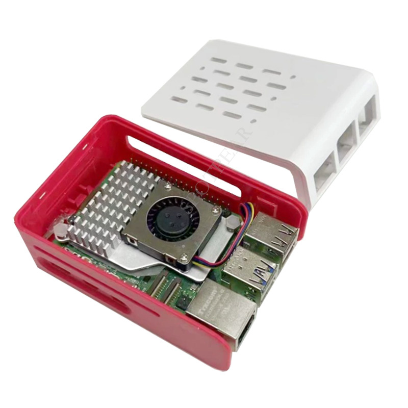 Raspberry Pi 5 赤白冷却ケース 公式アクティブ - Raspberry Pi 5 8Gb Board のレビューと価格