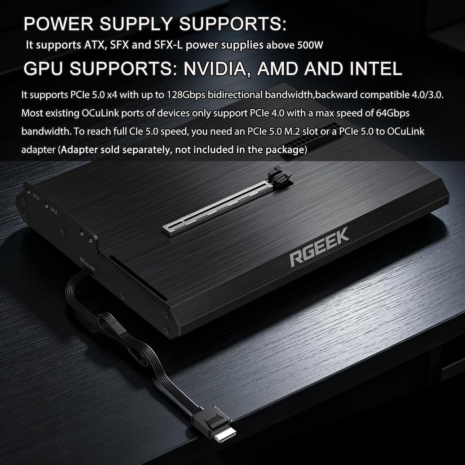 OCuLink eGPUドック PCIe 5.0 x4 12 - Oculink Egpu Mini Pc のレビューと価格