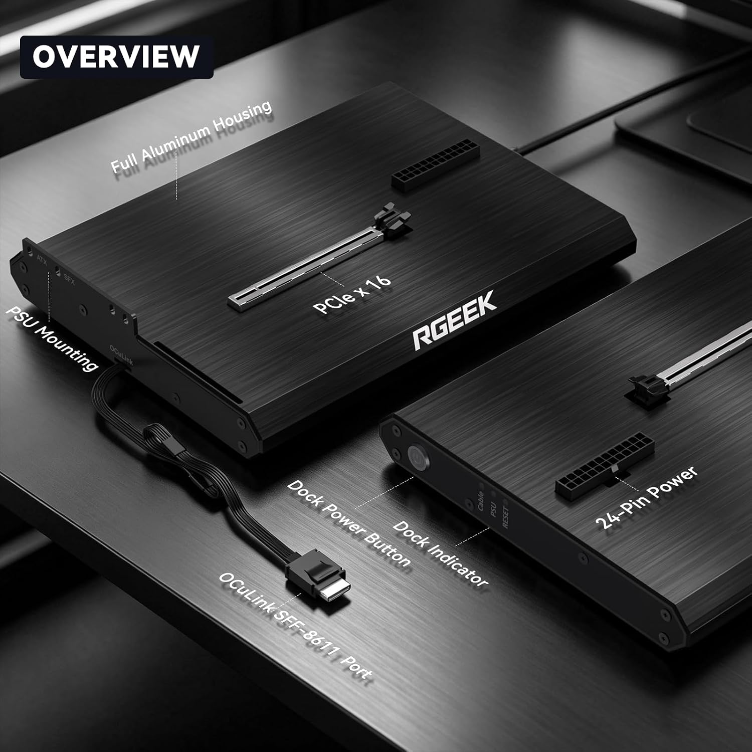 OCuLink eGPUドック PCIe 5.0 x4 12 - Oculink Egpu Mini Pc のレビューと価格